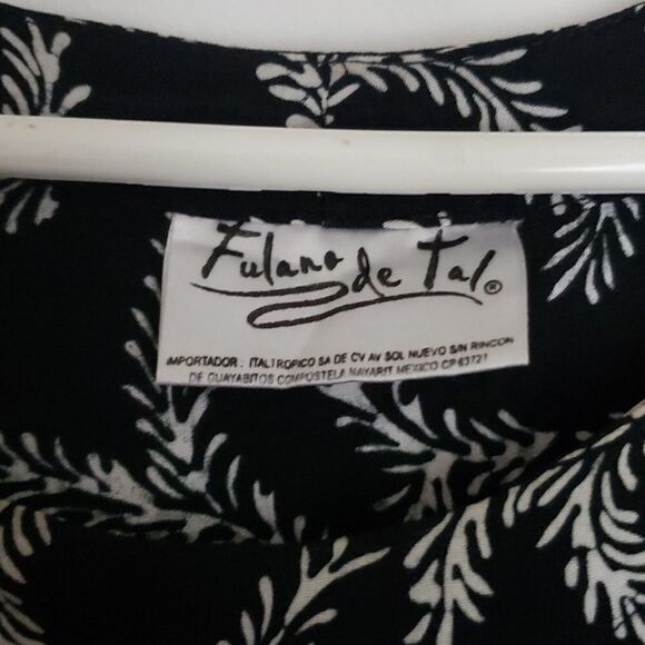 FULANA del Tal One Size Black and White MuuMuu - Picture 4 of 5